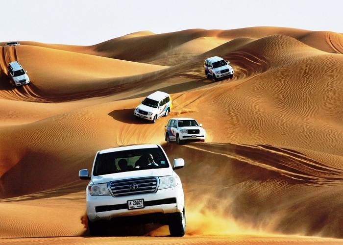 Aesthetically pleasing Sunsets and Sunrise of Desert Safari Dubai