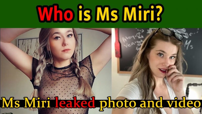 Who Is MS Miri? Her Latest Leaked Video And Photo At Onlyfans