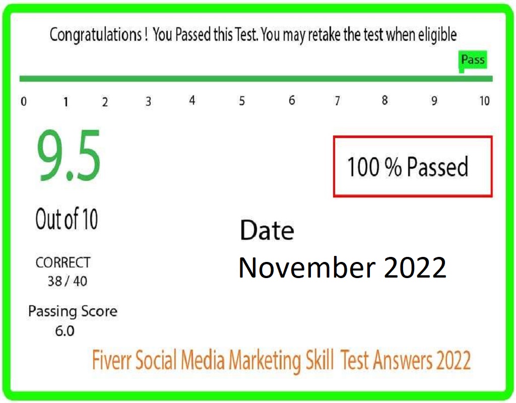 Fiverr English Test Answers 2022 [Updated All in One]
