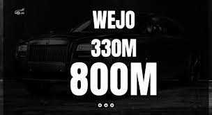 Wejo Spac 330M Wejo 800M analytics Company