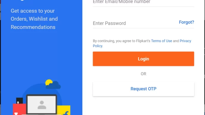 How to delete flipkart account