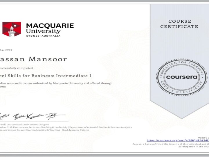 professional business certification courses