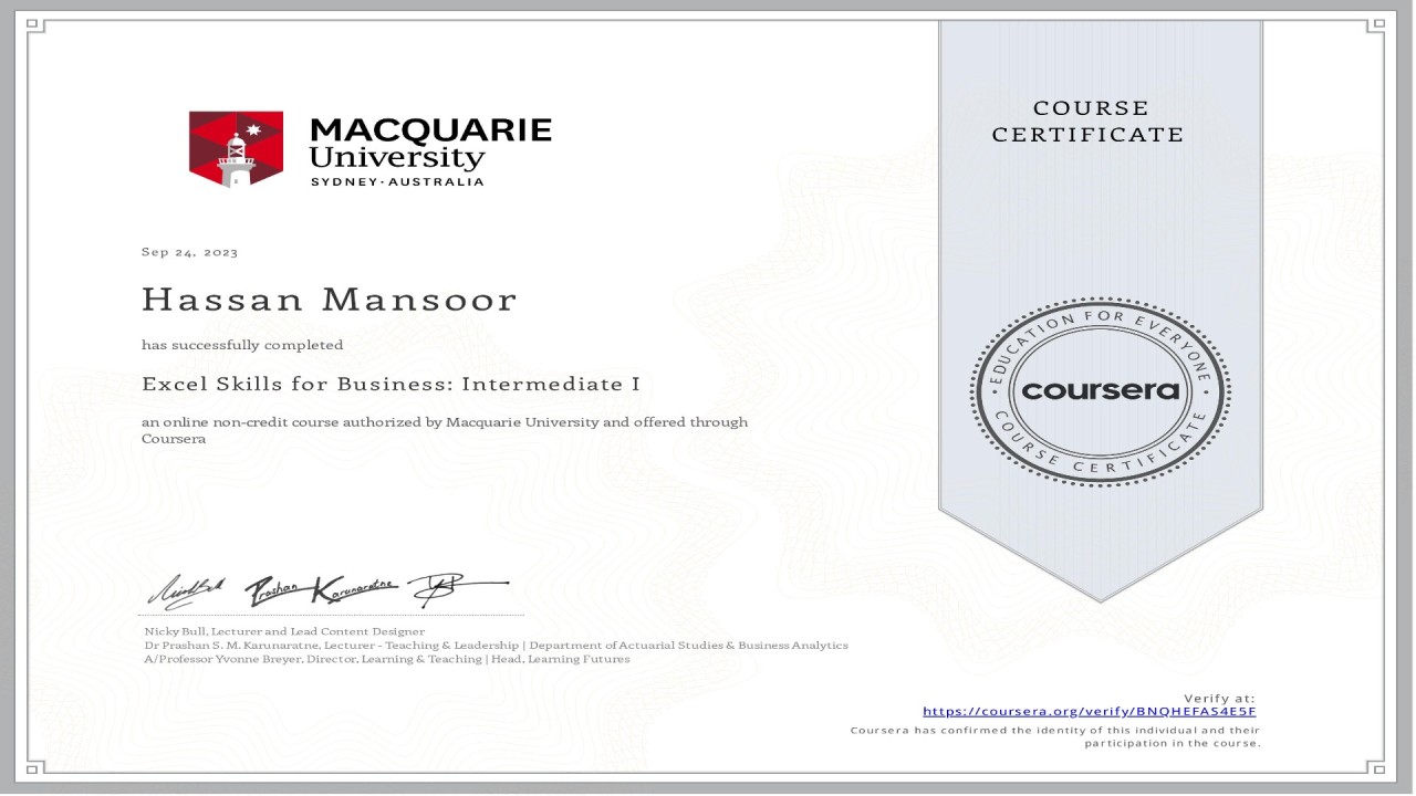 professional business certification courses