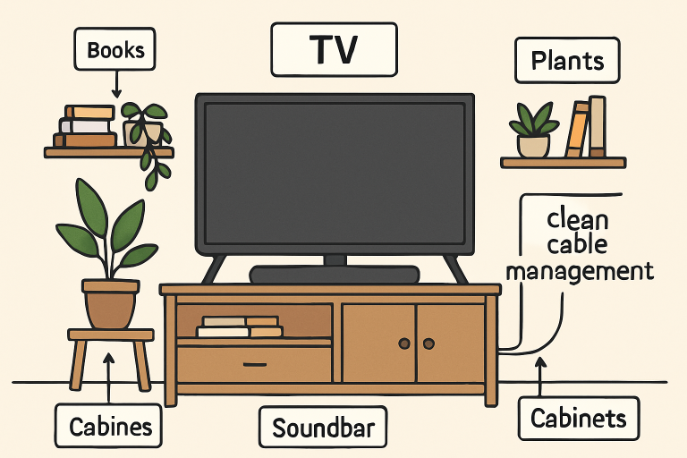 Choosing the Right TV Stand for Your Living Room: Styles, Safety, and Setup Tips
